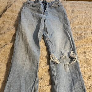 Abercrombie 90’s straight ultra high rise